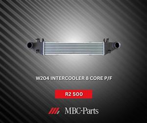 W204 INTERCOOLER 8 CORE P/F