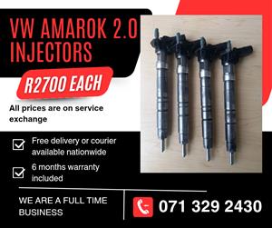 VW AMAROK 2.0 INJECTORS FOR SALE WITH WARRANTY INCLUDED 