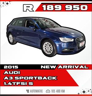 2015 AUDI A3 SPORTBACK 14TFSI S