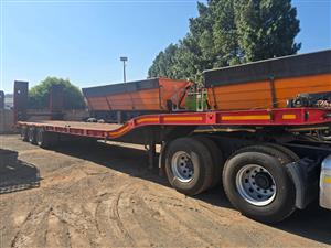 2018 Bahrain Tri Axle stepdeck lowbed trailer