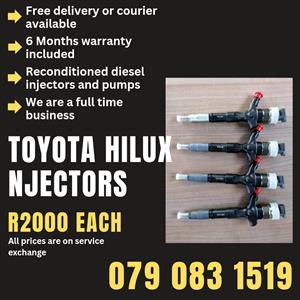 TOYOTA HILUX INJECTORS FOR SALE WITH WARRANTY INCLUDED 
