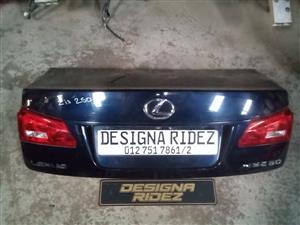 LEXUS IS 250 BOOT LID 