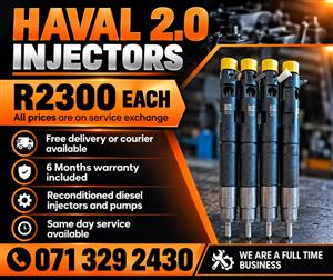 HAVAL 2.0 INJECTORS FOR SALE WITH WARRANTY 
