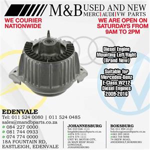 Diesel Engine Mounting Left/Right  (Brand New)  Suitable for Mercedes-Benz E-Class W212 Diesel