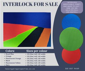 Interlock Material for Sale