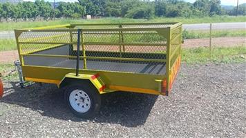 Single axle utility trailer Without brakes 