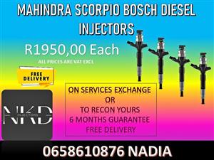MAHINDRA SCORPIO DIESEL INJECTORS FOR SALE OR RECON OR EXCHANGE