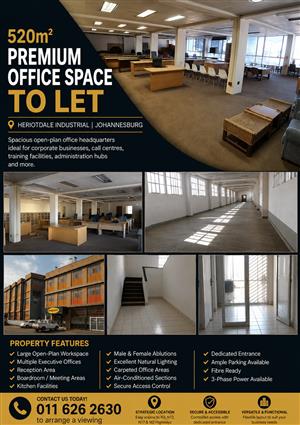 B12-1 – 520m² Flexible Office, Training, Church Space To Let
