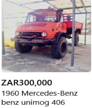 1960 Mercedes Benz unimog 