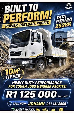 NEW TATA PRIMA 2528 TIPPER