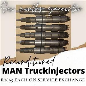 man Truck injectors for sale 