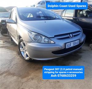 Peugeot 307 Hatch (2.0 manual) stripping for spares