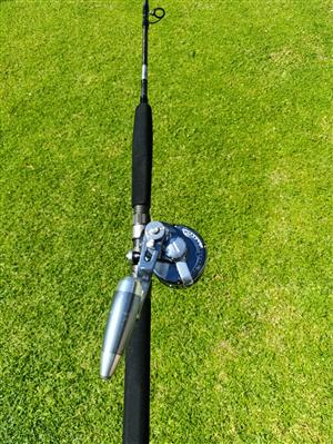 Left Handed Maxel Sea-Lion SL09L 2 Speed Jigging Reel