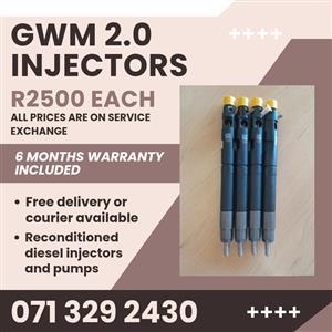 GWM 2.0 P SERIES INJECTORS FOR SALE WITH WARRANTY 