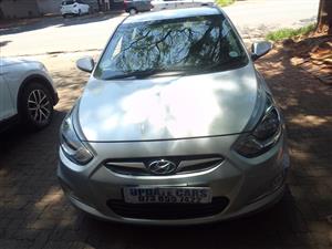 2015 Hyundai accent 1.6 hatchback Automatic Silver Color  