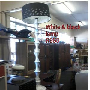 Black and white lamp for sale