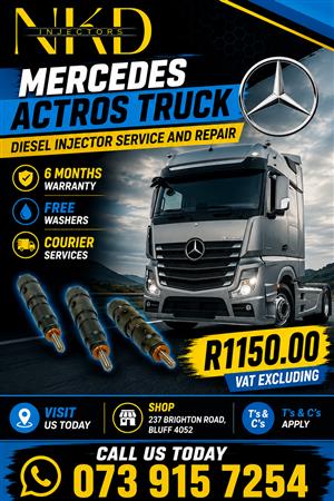 Mercedes Actros Truck Diesel Injectors 