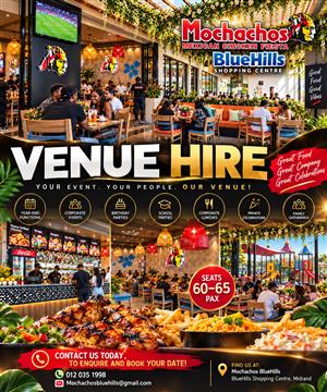 Event Venue Hire I Mochachos Bluehills l Midrand