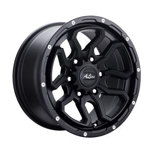 17″ A-Line Dakar 6/139 Satin Black Alloy Wheels