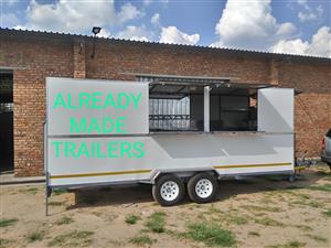 Already made food kitchen mobile trailers