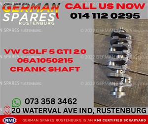 VW GOLF 5GTI 2.0 06A105021S crank shaft  FOR SALE