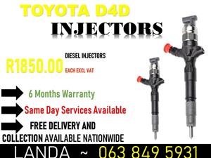 TOYOTA D4D INJECTORS 