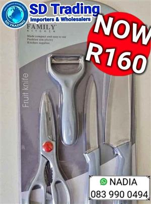 Fruit Knife Set 4 piece