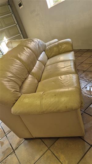 Leather couches