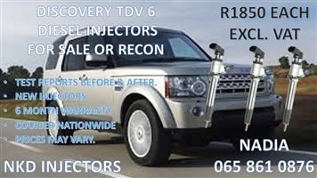 DIESEL INJECTORS FOR SALE FOR DISCOVERY TDV6