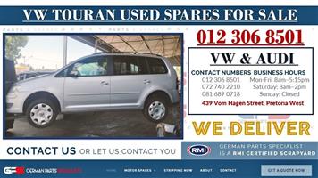 VW TOURAN USED SPARES FOR SALE 