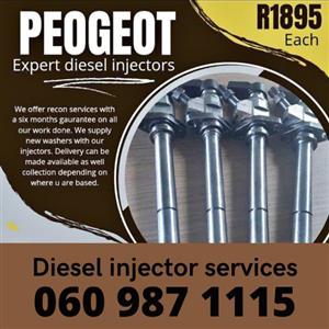 Peugeot 207 diesel injectors for sale with warranty 