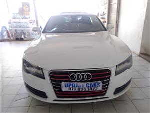 2013 Audi A7, 3.0 Automatic, Petrol 95000km WHITE COLOR