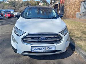 2021 FORD ECOSPORT TITANIUM 1.0 ENGINE PETROL, AUTOMATIC, KEYLESS, WHITE COLOR, 22000KMS