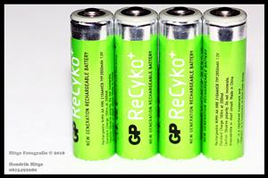 GP ReCyko+ 2050mAh Rechargeable AA Batteries