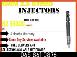 GWM STEED 2.. DIESEL INJECTORS FOR SALE - WE SUPPLY NATIONWIDE AND WARRANTY