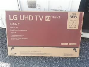 LG 55" UHD SMART TV Ai ThinQ 