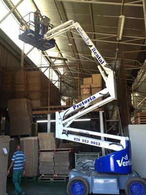 Cherry Picker VerticalZA Upright AB46E - 15m Boom Lift, ELECTRICAL Manlift
