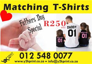 Matching T shirts Fathersday Special 