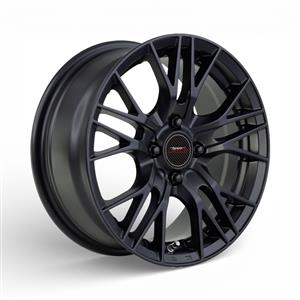 15″ A-Line Boston 4/100 Satin Black Alloy Wheels