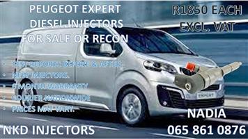 PEUGEOT EXPERT DIESEL INJECTORS FOR SALE OR RECON