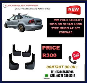 VW Polo Sedan Facelift (2015 Onwards) Mudflaps Set (Long Type) Forsale