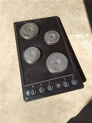 Defy 4 plate electric hob for sale
