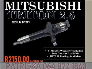 Mitsubishi Triton 2.5 Diesel injectors for sale on same day services