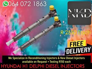 HYUNDAI H1 DELHI DIESEL INJECTORS FOR SALE