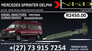 Mercedes Sprinter Delphi Diesel Injectors 