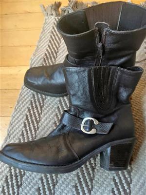 Leather Boots