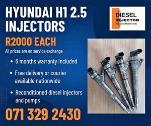 HYUNDAI H1 INJECTORS FOR SALE WITH WARRANTY