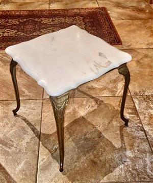 Mid century marble side table