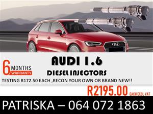INJECTORS FOR AUDI 1.6 FOR SALE