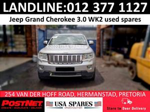 2011 Jeep Grand Cherokee 3.0 WK2 V6 used spares for sale